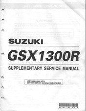 MANUEL ATELIER REVUE RÉPARATION PDF SUZUKI  GSX1300R K1 HAYABUSA 