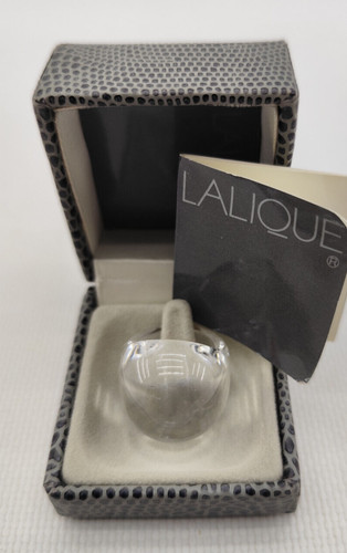 Bague dôme lalique cristal - lalique,