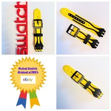 Swatch Bracelet Fun Scuba SUGB101 Papillon Jaune Sous-Marin Montre Bracelet