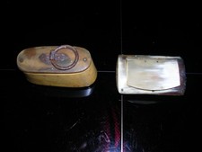 DEUX TABATIERES A PRISER