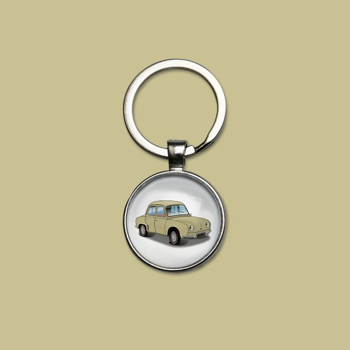 Porte clés dauphine jaune - porte-clés,