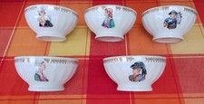 Lot De 5 Bols À Facettes