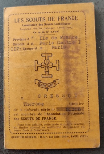Carte membre des scouts de - membre,