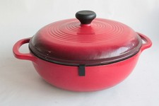 PYREX Cocotte fonte émaillée rouge 24 cm (70462)