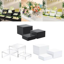 Ensemble de présentation de Table à desserts, 3 buffets, pour cosmétiques,