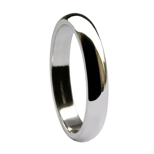 3mm18ct blanc mariage - or,