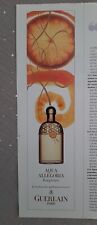 Publicité papier Parfum. Guerlain Aqua Allegoria de 2000 - Perfume Ad 