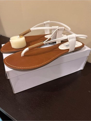 Women white strap - women's, sandals
