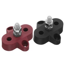  1 paire de bornes de masse pour voiture, bateau, camion, camping-car, bloc de