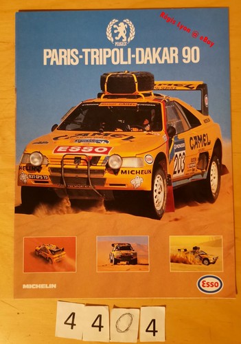 Peugeot paris tripoli dakar - peugeot,