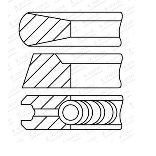 Goetze engine segments pince - engine,