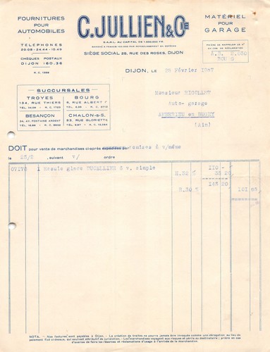 1937 fournitures pour - fournitures,