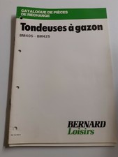 éclaté pieces de tondeuse bernard loisirs BM405 BM425
