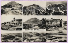 CPSM  9 vues LE PUY-de-DOME (CONSTRUISEZ EN POUZZOLANE), 222 CAP, YT 977, 50's