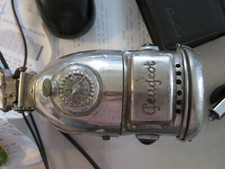 phare lampe carbure acétylène Peugeot  bruleur bec origine vintage moto ancienne