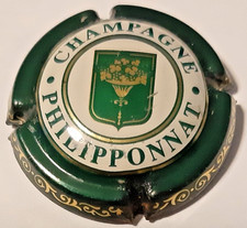 Capsule de champagne Philipponnat Ecusson vert et or N°28