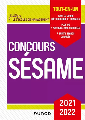 Concours sésame 2021 2022 - 2021-2022,