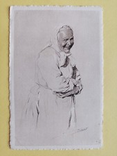 CPA Gravure Dessin signée