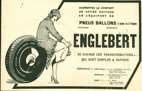 Publicité ancienne pneu