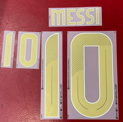 Flocage officiel messi 10 - messi, n°10