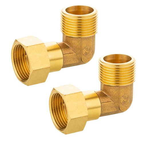 2pcs raccords laiton - 2pcs, en