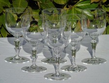 Service 6 verres cristal de Baccarat modèle Normandie H. 15,5 (Prix de 6 verres)