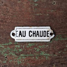 Ancienne plaque émaillée «