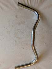 Guidon vélo ville ancien vintage acier chromé largueur 48 cm