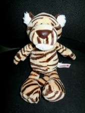 Doudou peluche tigre beige - peluche,