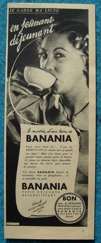 Publicité papier banania - publicité,