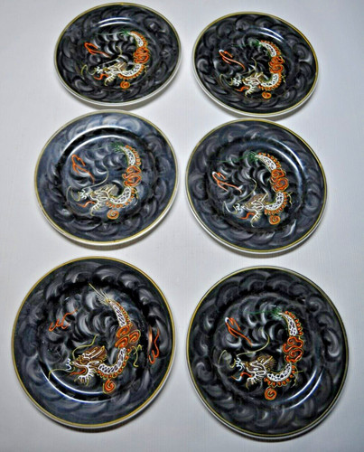 Assiettes dessert vintage - 6,