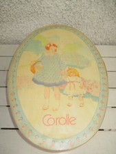 Ancienne boite a poupée Collection les Corolles en bois Catherine Refabert 1987