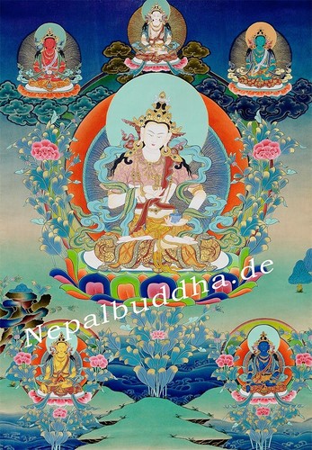 Thangka buddha tibetan - buddha, deities