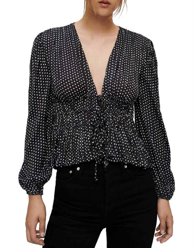 Maje women black printed - maje,