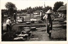 PC INDONESIA - PASAR IKAN BATAVIA JAKARTA REAL PHOTO (a1751)