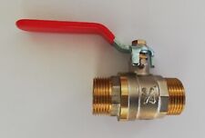 3/4 " Robinet à Boisseau Sphérique Avec 2 X Filetage Exterieur