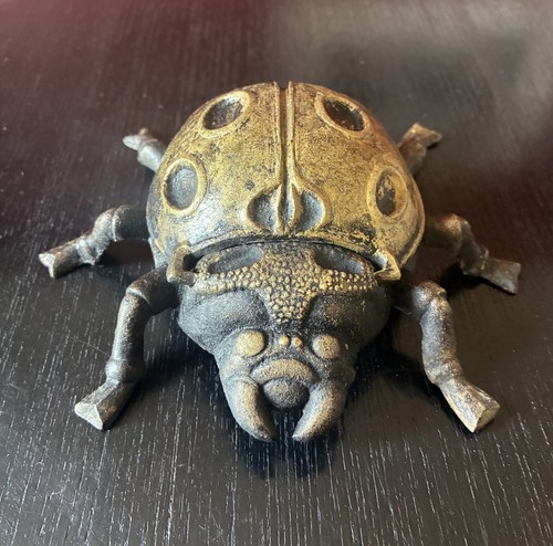 Ancien cendrier coccinelle - ancien,