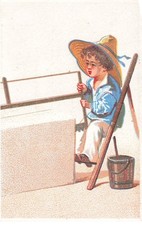 MIKIH-CHROMO- 0012 BRESIL BAHIA FRANCISCO MARIZ PINTO ANGE ANGELOT SCIEUR MENU