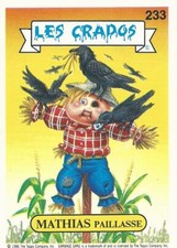 Carte "Les Crados" - MATHIAS Paillasse (233) Série 2 / TBE