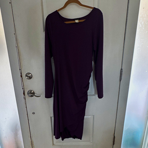 Venus purple solid - venus, dress
