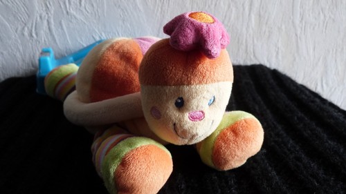 Doudou mots enfants tortue - mots, d