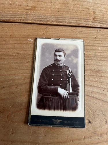Photo ancienne cdv militaire - photo,
