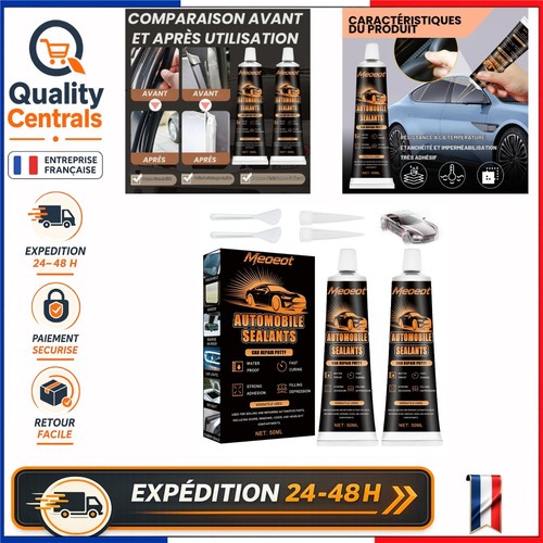 Mastic pare brise - noir, 50