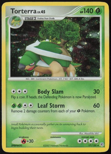 Torterra 130 holo - holo, rare