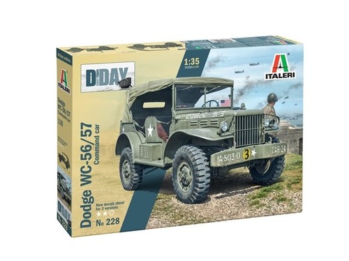Italeri dodge 57 1 - dodge, wc-56/57