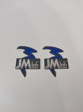 2 logos JMLAB métal à coller
