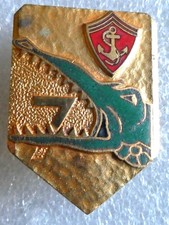 ARTILLERIE 7 EME REGT D'ARTILLERIE COLONIALE D BER *