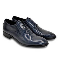 Fontaine Chaussures De Cérémonie En Cuir NEUF P., Homme - V/BLU (BLEU)