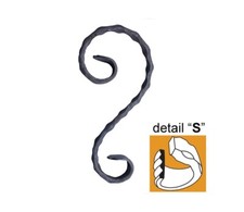 S Ornement Asymétrique De