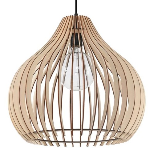 Suspension bois naturel - bois,
